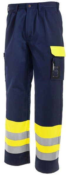 Housut Blåkläder Hi-Vis 158418603389 keltainen-tummansininen