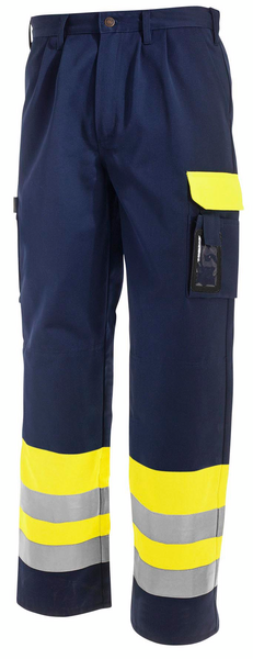 Housut Blåkläder Hi-Vis 158418603389 keltainen-tummansininen