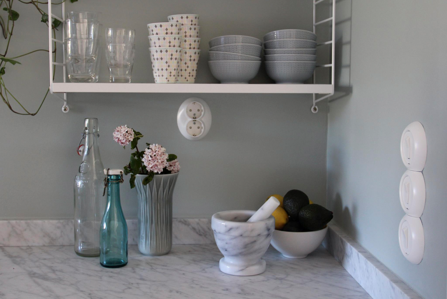 Pistorasia Schneider Electric Renova 2-osainen maadoitettu valkoinen