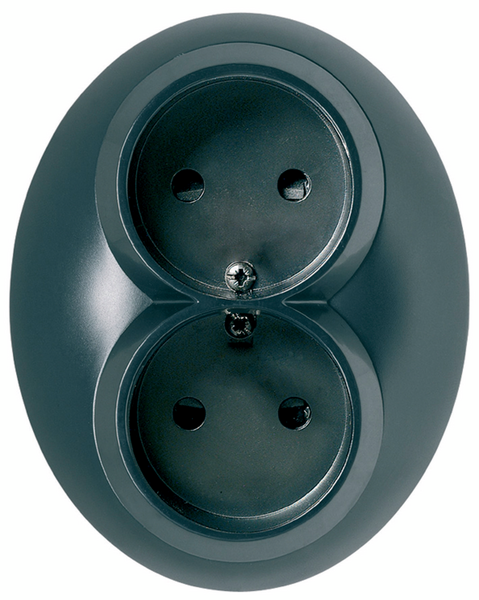 Uppopistorasia Schneider Electric Renova 2-osainen ei maadoitettu musta