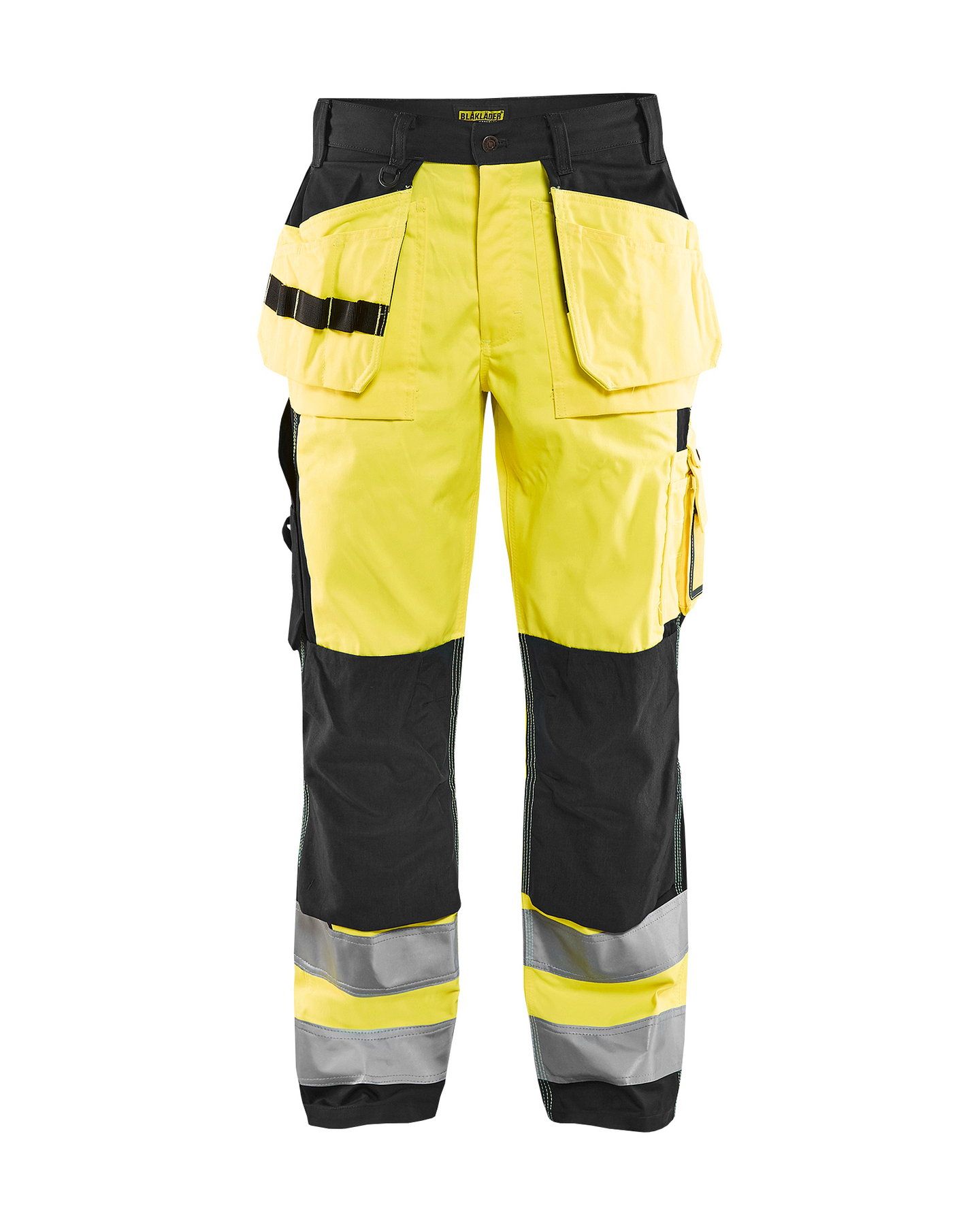 Riipputaskuhousut Blåkläder Hi-Vis 153318603399 keltainen-musta
