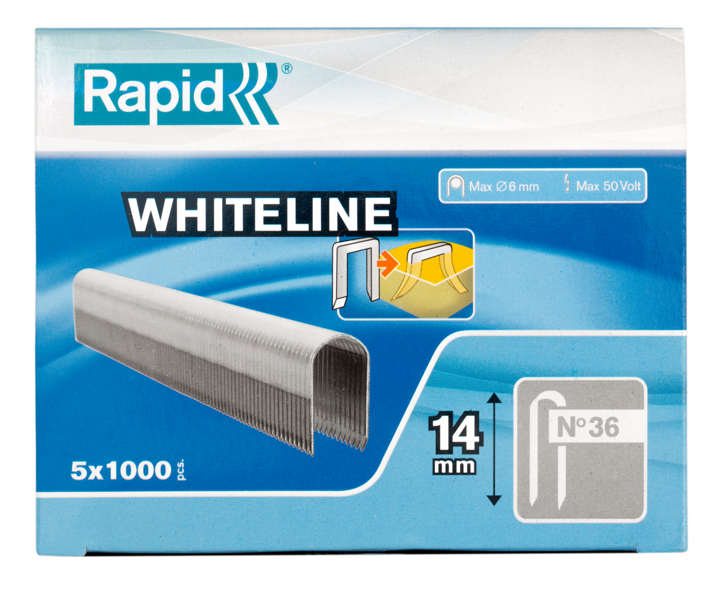 Sinkilä Rapid 36/14mm valkoinen 1000kpl