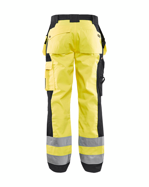 Riipputaskuhousut Blåkläder Hi-Vis 153318603399 keltainen-musta