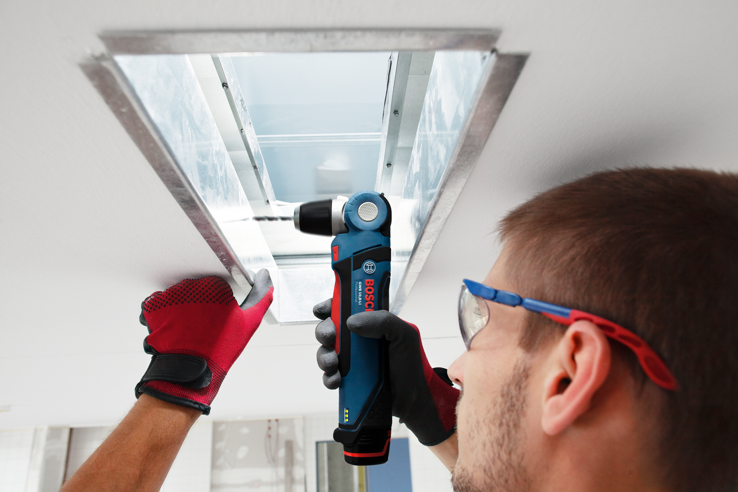 Akkukulmaporakone Bosch GWB 12V-10 2x2,0Ah L-BOXX