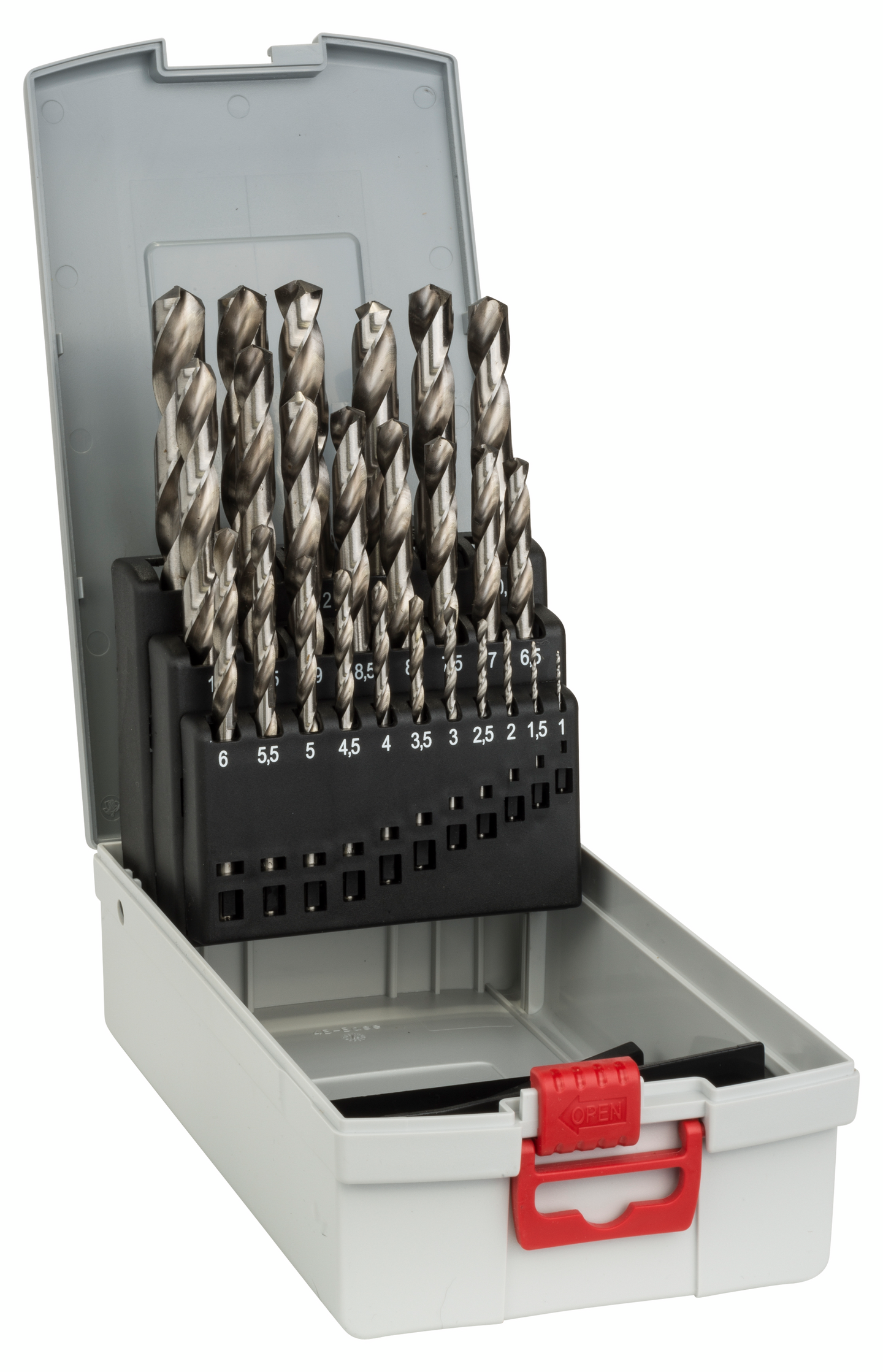 Metalliporanteräsarja Bosch 1-13mm 25-os. HSS-G Probox