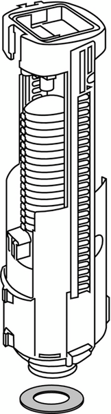 Wc-varaosa Gustavsberg 19299P0102 huuhteluventtiili