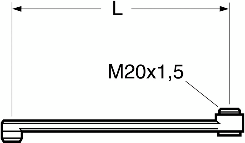 D-juoksuputki Gustavsberg 633633 l=250mm