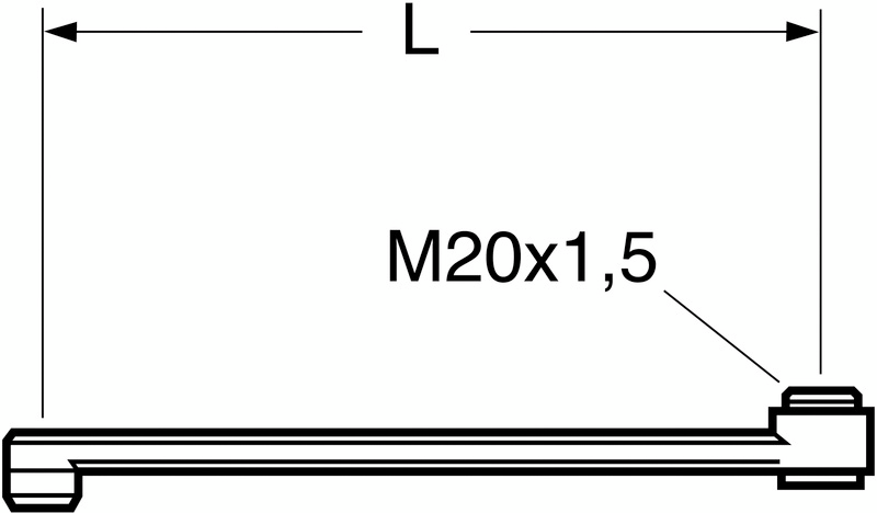 Juoksuputki Gustavsberg 633631 85mm