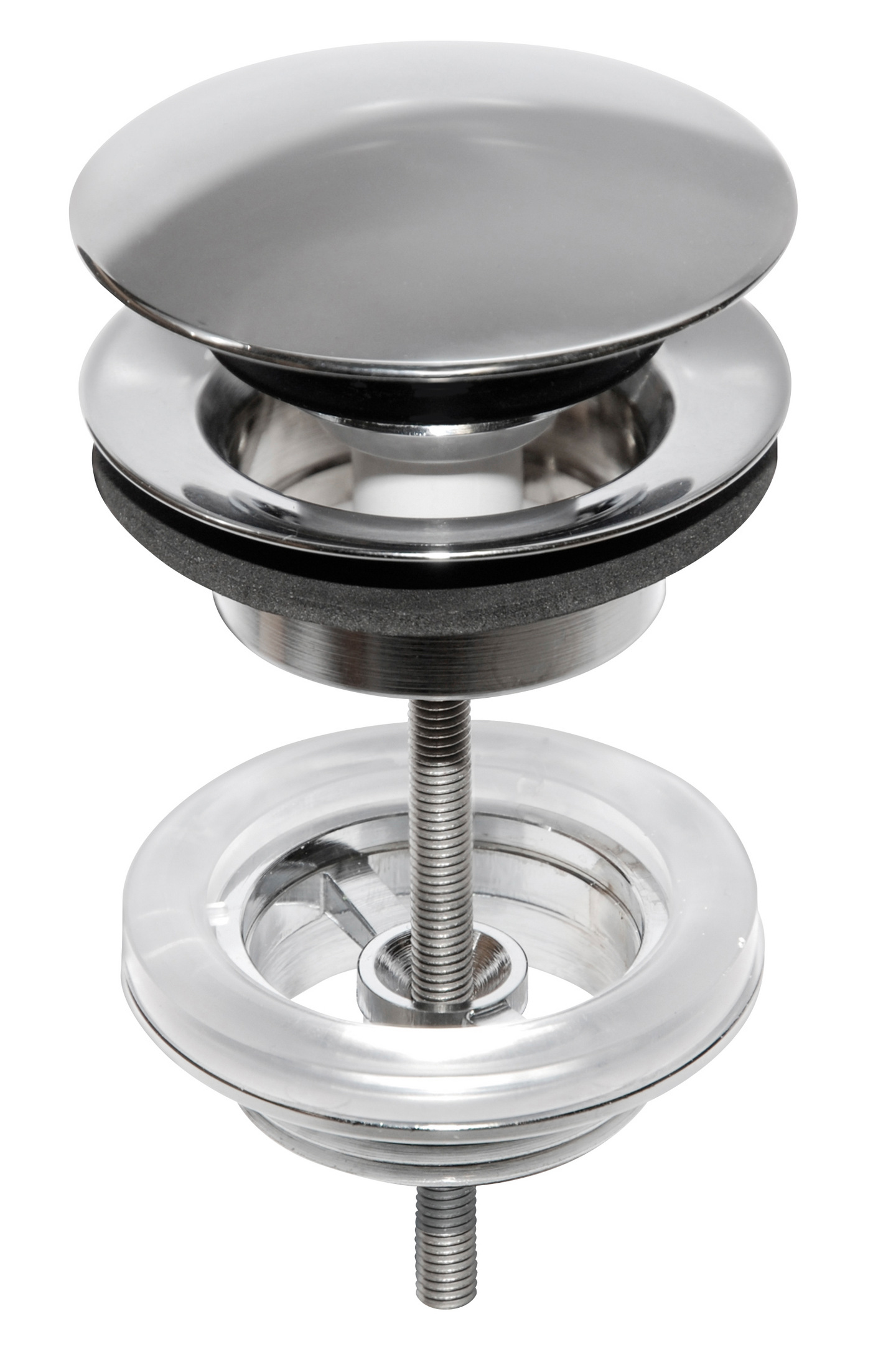 PUSHDOWN VENTIL KROM GUSTAVSBERG TVÄTTSTÄLL/BRÄDDAV