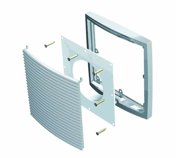 Monitoimisäleikkö PROF 240x240mm valkoinen