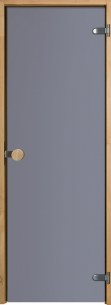 Saunanovi Swedoor Sauna 83 harmaa leppäkarmi nuppivedin