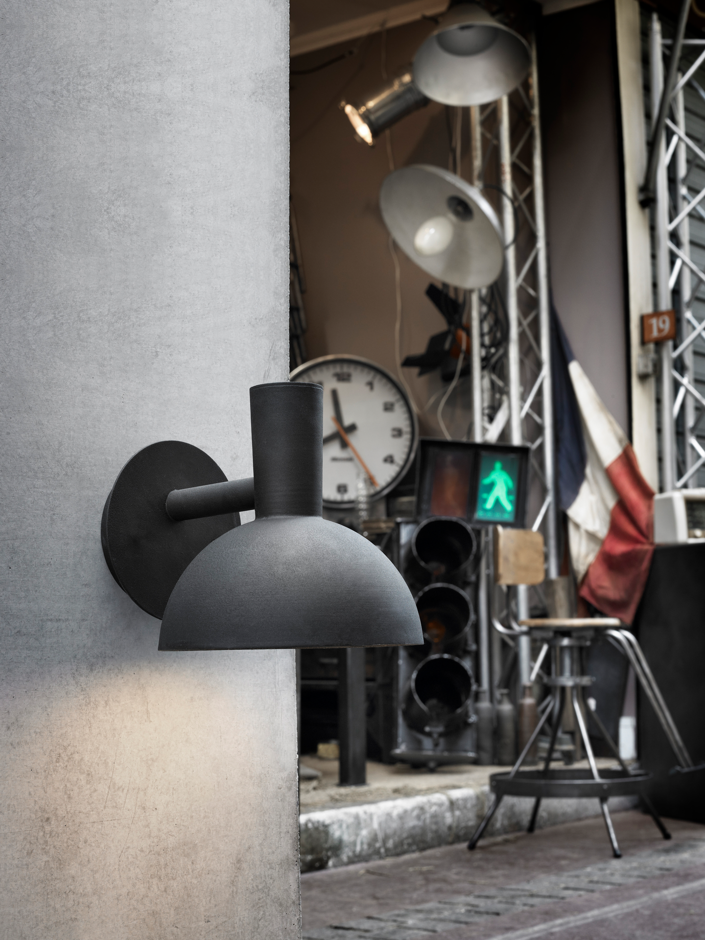 Ulkoseinävalaisin Nordlux Arki E27 200mm musta