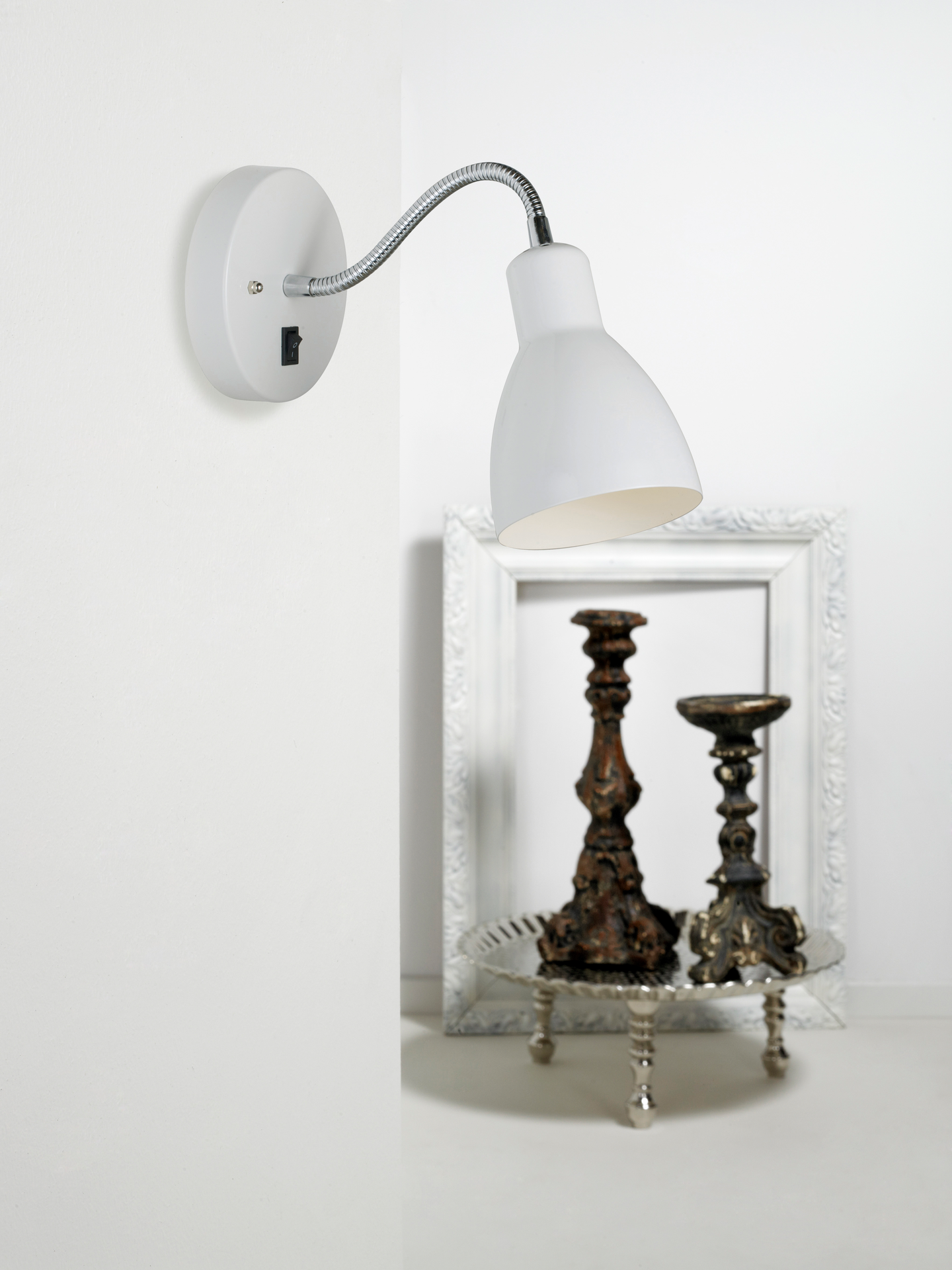 Seinävalaisin Nordlux Cyclone E14 110mm valkoinen