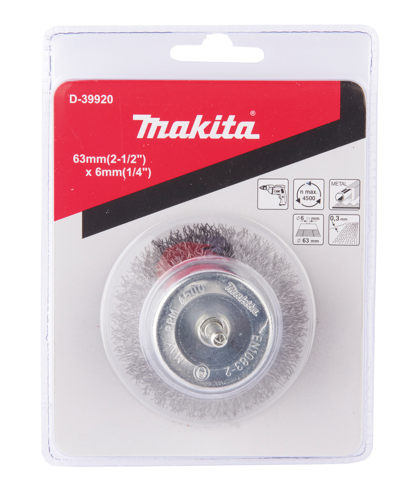 Teräsharja Makita 63mm x 6mm
