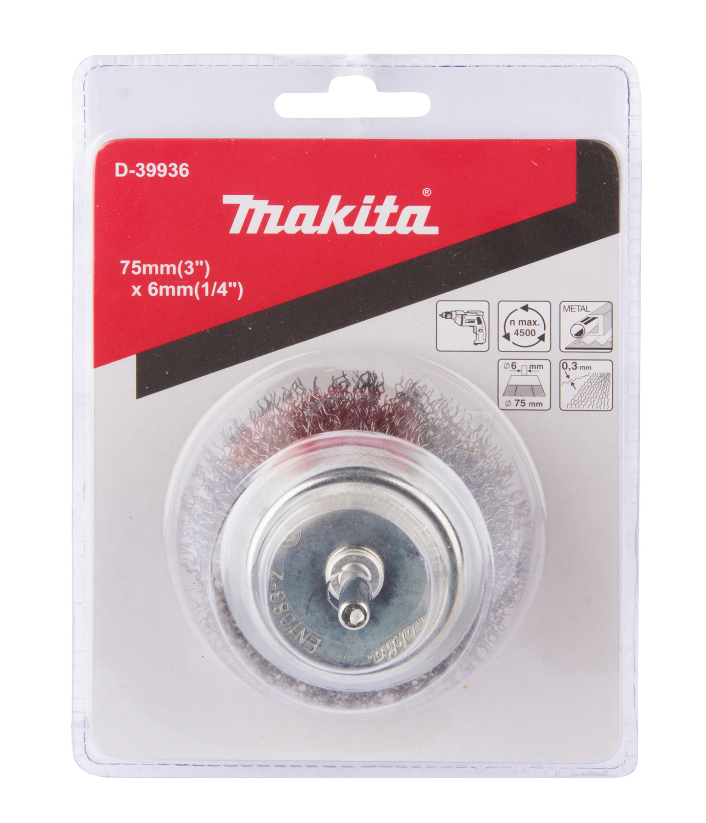 Teräsharja Makita 75mm x 6mm