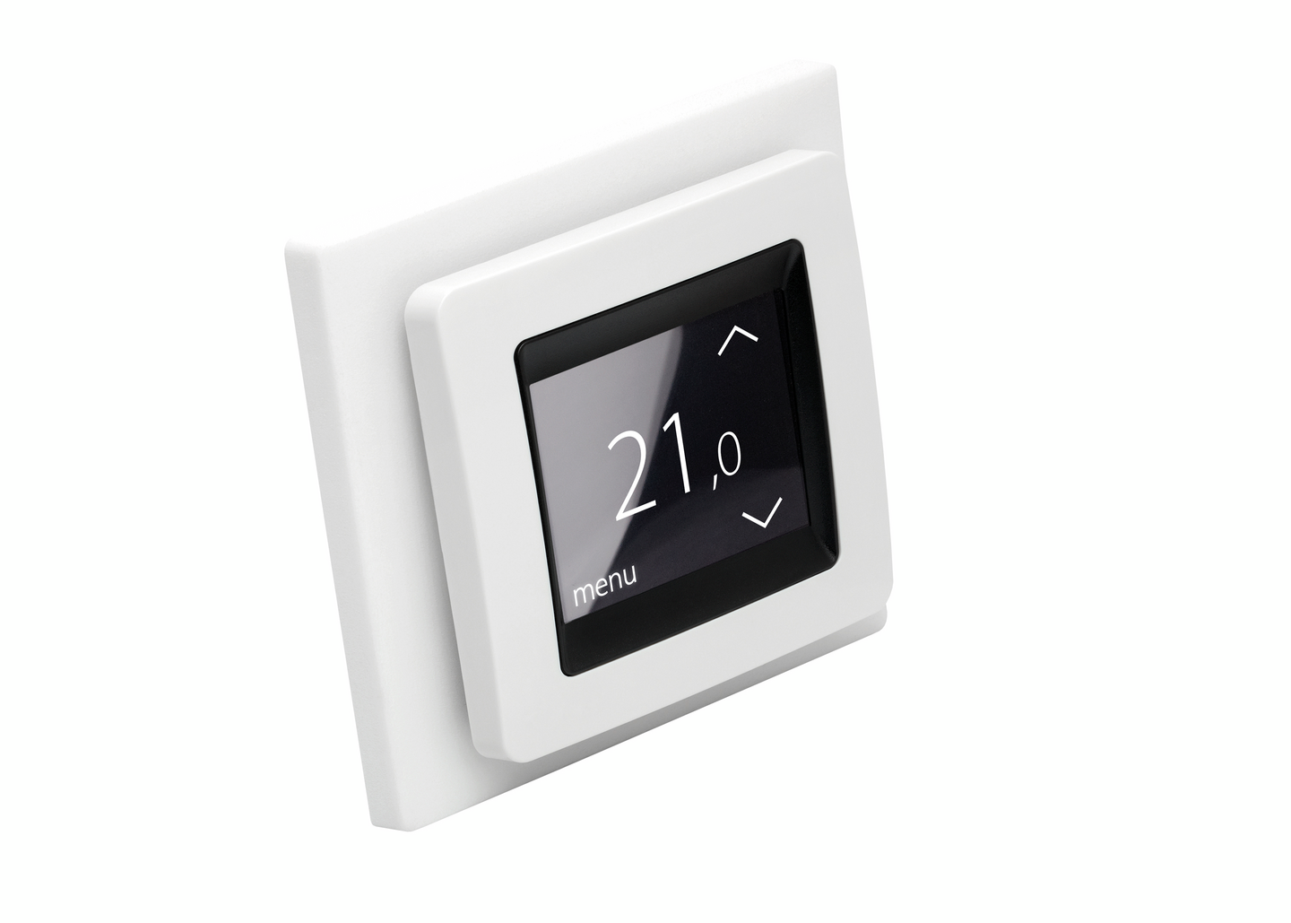 Yhdistelmätermostaatti Devireg kosketusnäyttö 16A valkoinen