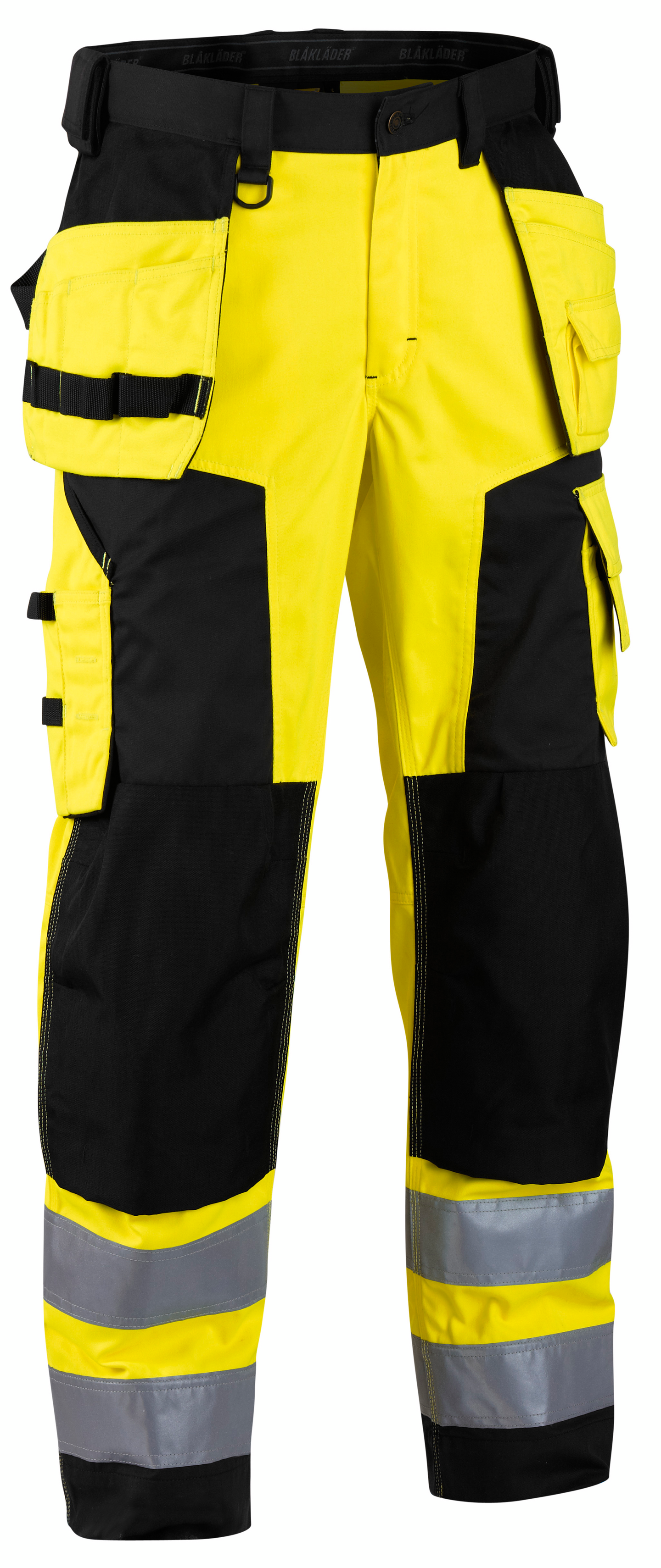 Riipputaskuhousut Blåkläder Hi-Vis 156725173399 Softshell keltainen