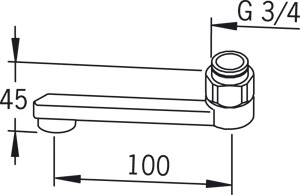 Juoksuputki Oras D 100mm 211210