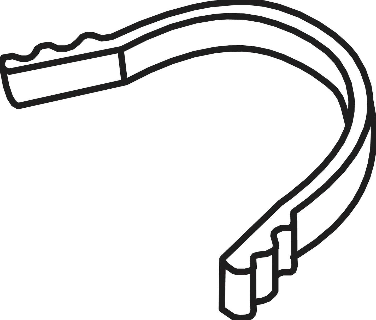 Juoksuputken rajoitin Oras 40-80 159430/10 10kpl