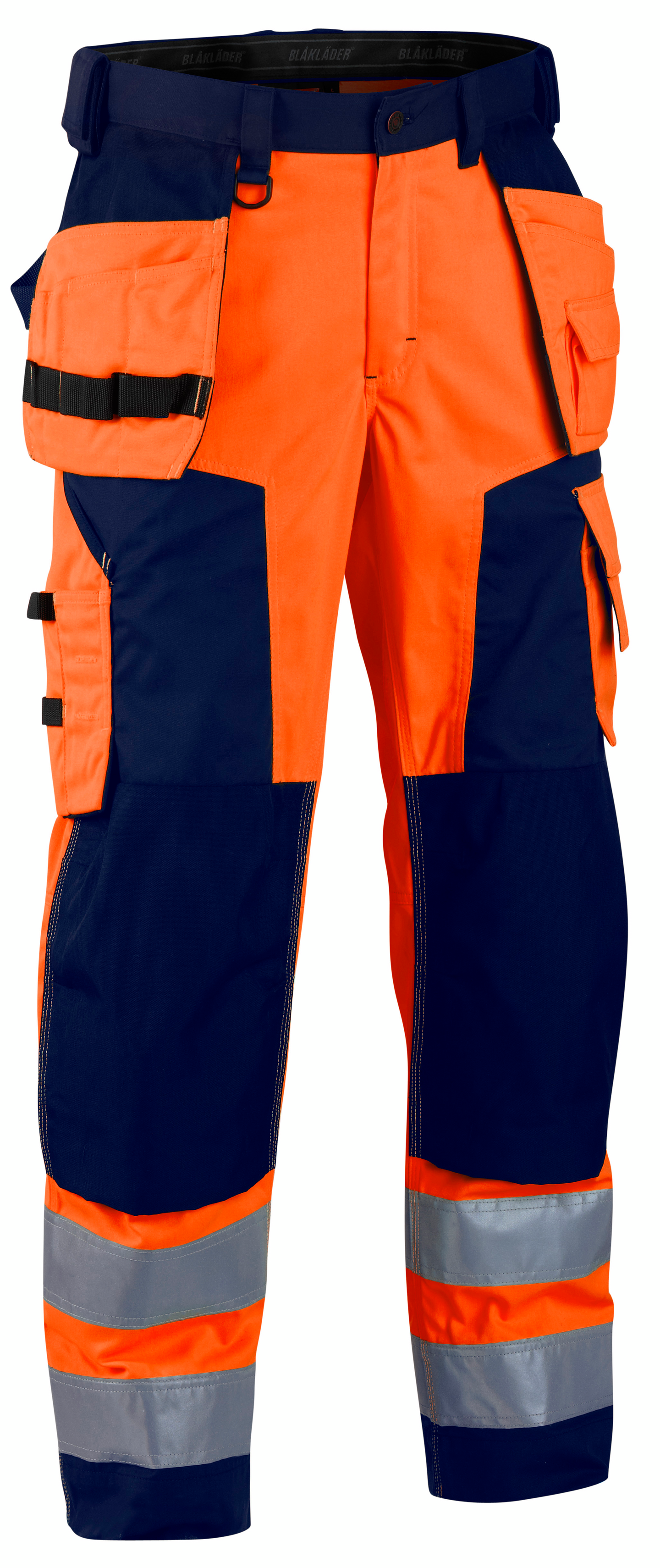 Riipputaskuhousut Blåkläder Hi-Vis 156725175389 Softshell oranssi