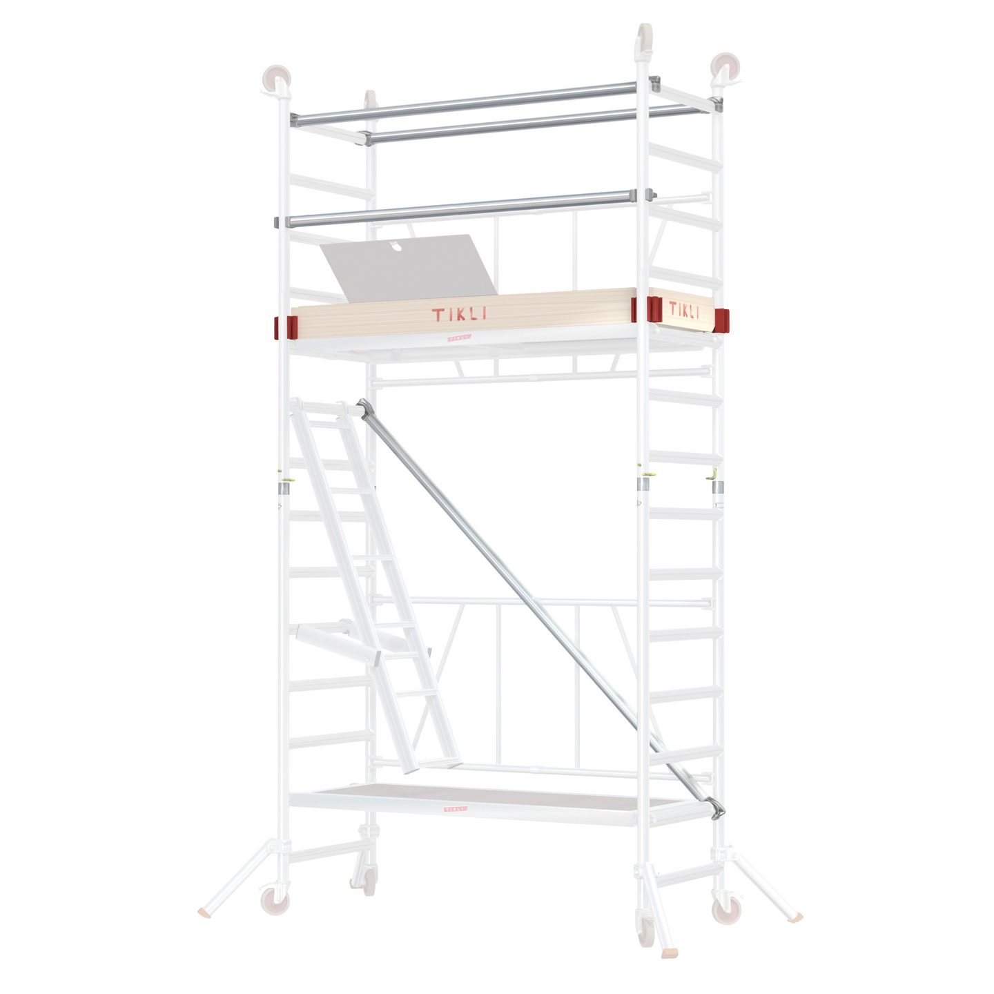 Asennusteline Tikli Jumbo 178x2 setti tasokorkeus maks. 2,5m