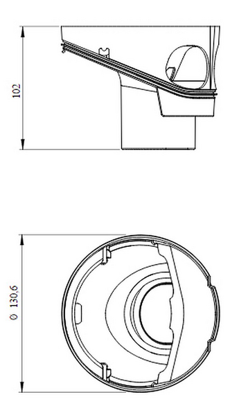 Lattiakaivon vesilukko Vieser One irroitettava
