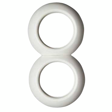 Päätekehys Schneider Electric Renova valkoinen