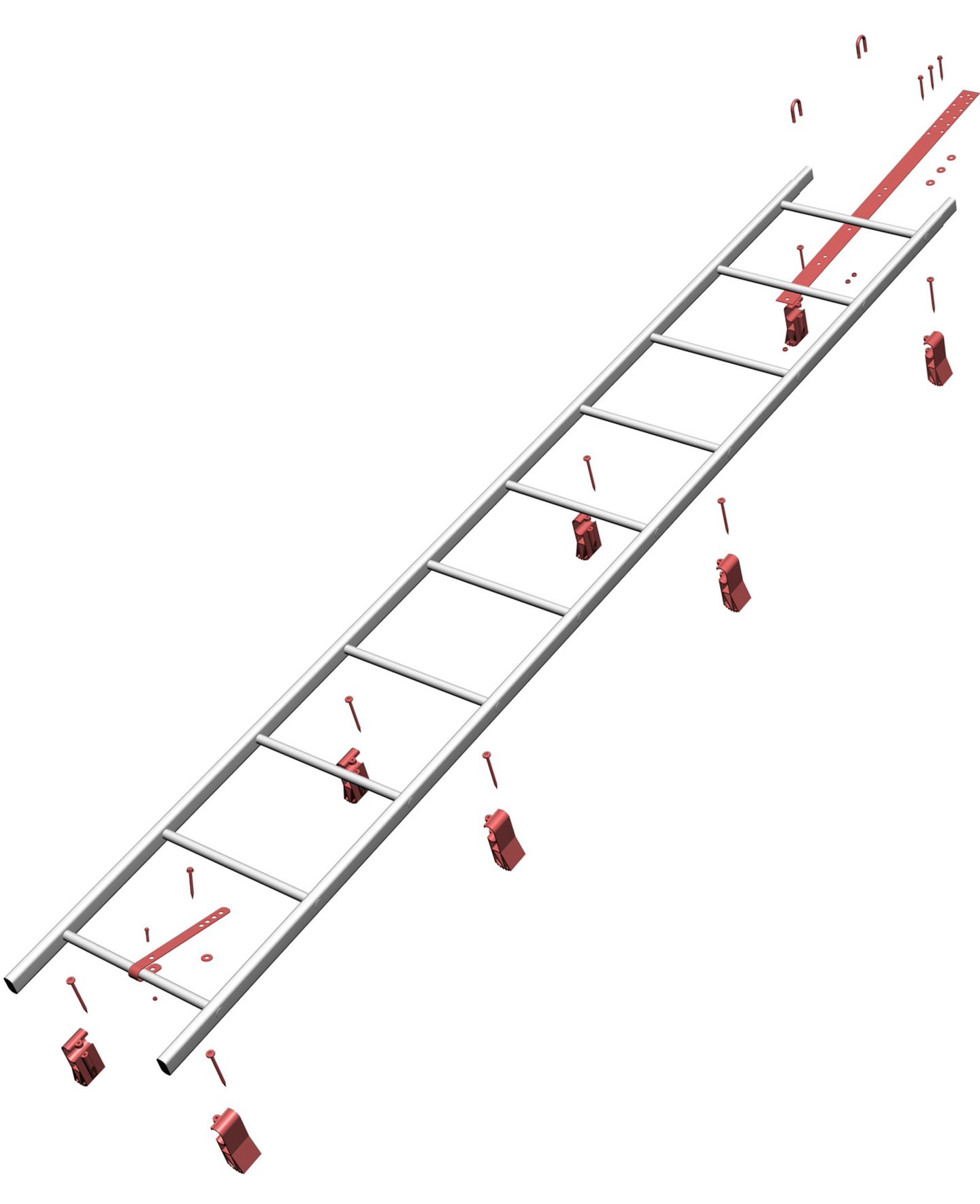 Asennussarja kattotikas muoto/profiili/huopa AS3