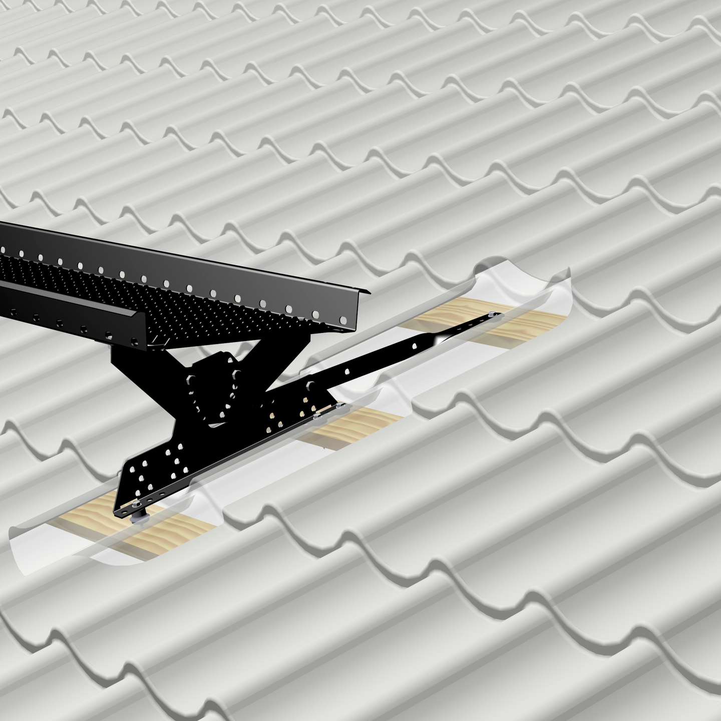 Kannakesarja Rainman kattosilta muoto/profiili/huopa