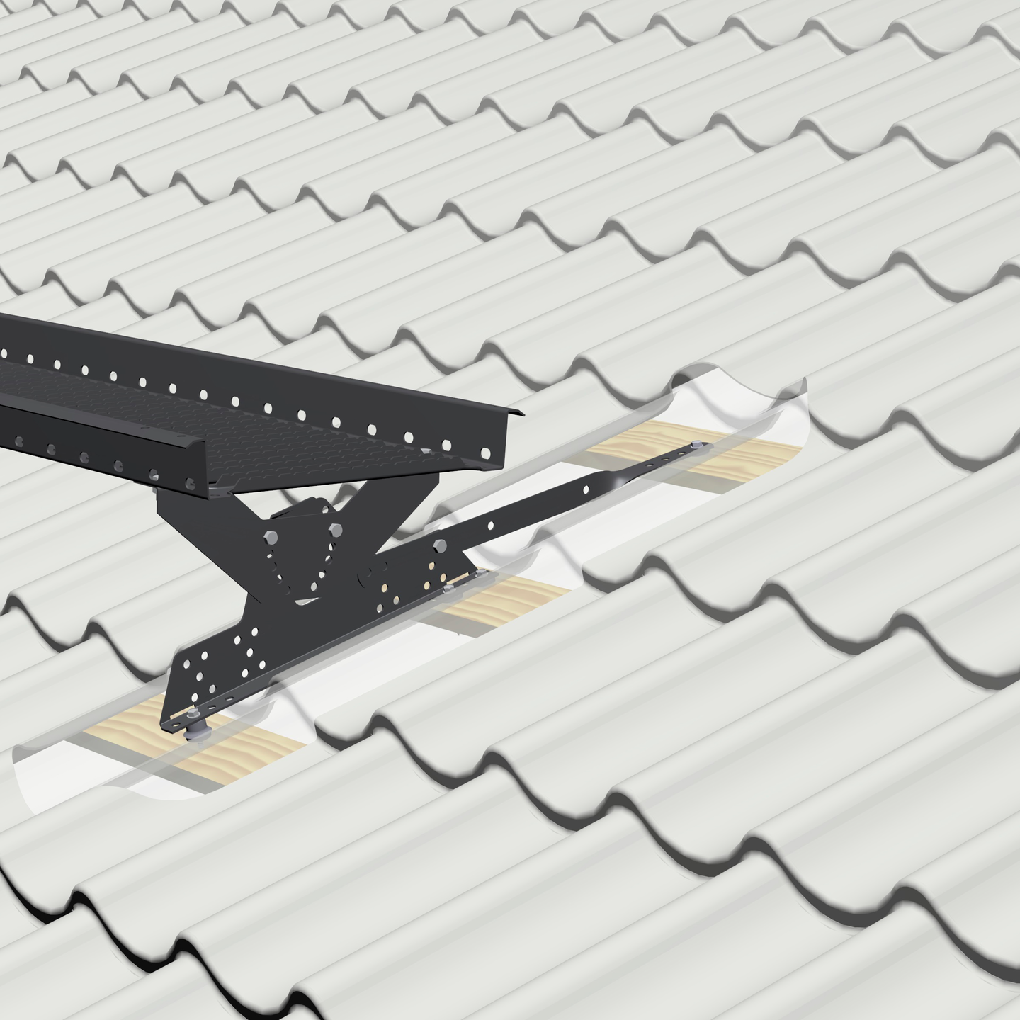 Kannakesarja Rainman kattosilta muoto/profiili/huopa