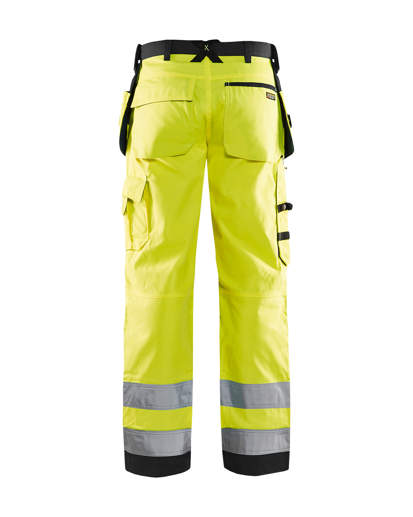 Riipputaskuhousut Blåkläder 156818113399 huomiokeltainen/musta