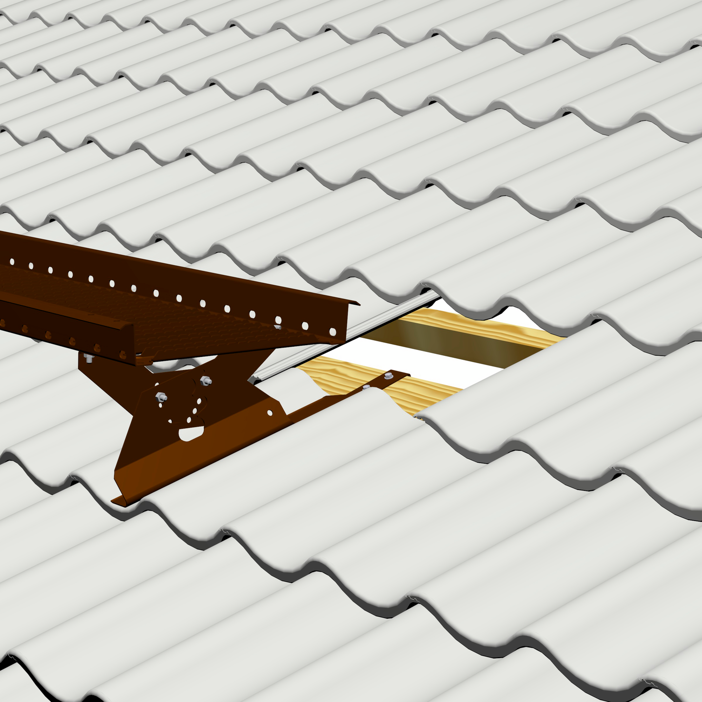 Kannakesarja Rainman kattosilta tiilikate