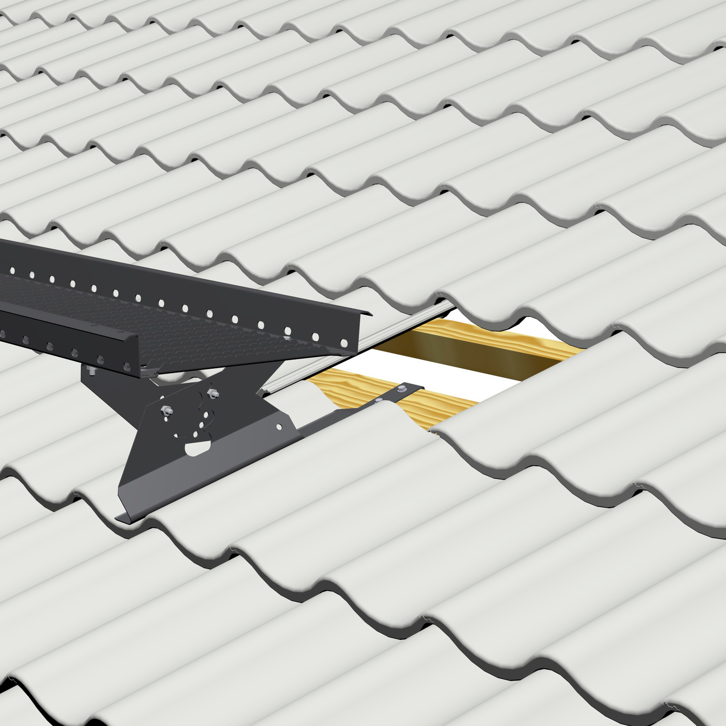 Kannakesarja Rainman kattosilta tiilikate