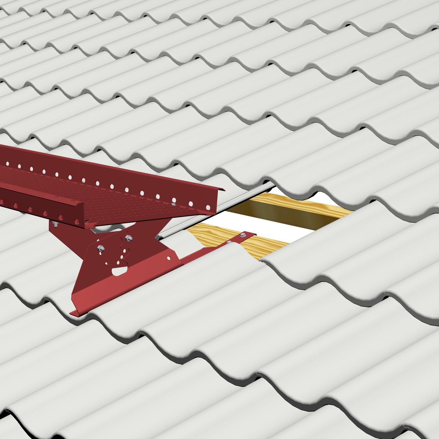 Kannakesarja Rainman kattosilta tiilikate