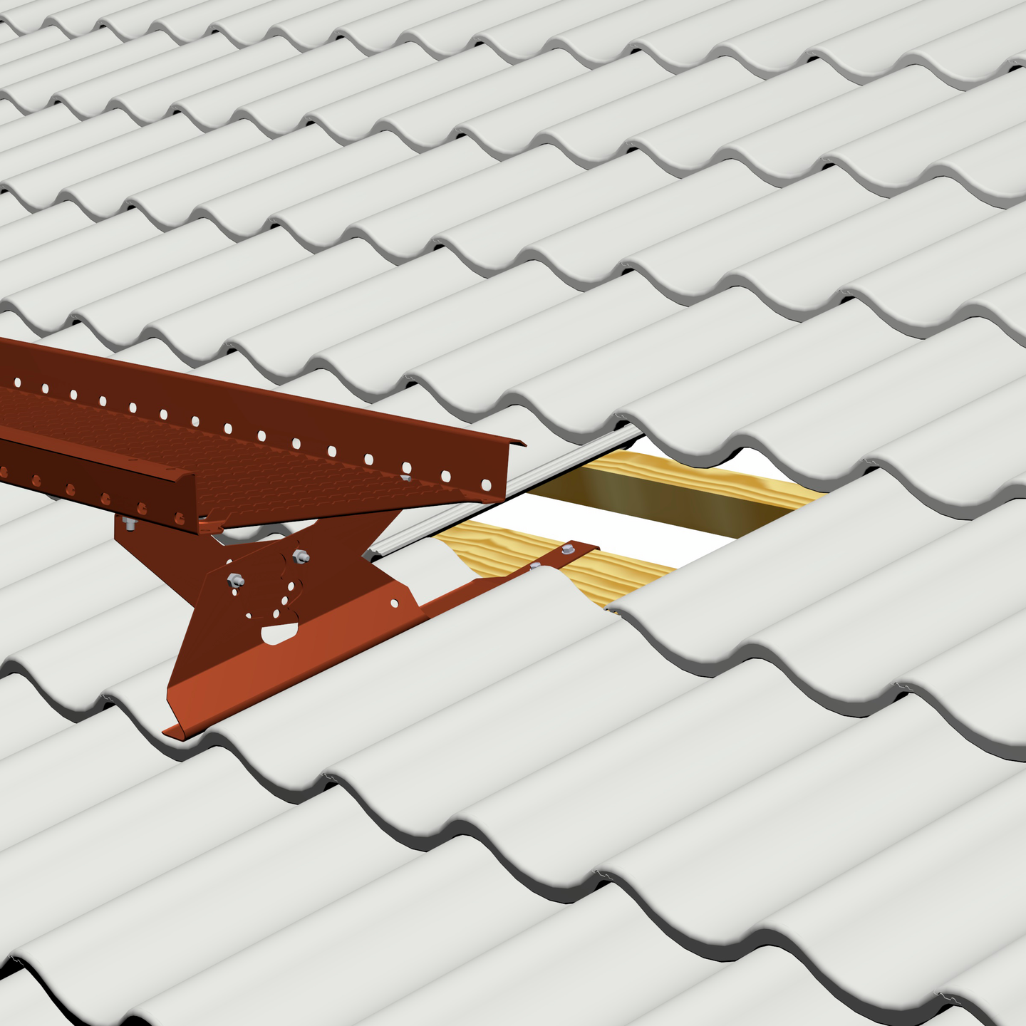 Kannakesarja Rainman kattosilta tiilikate