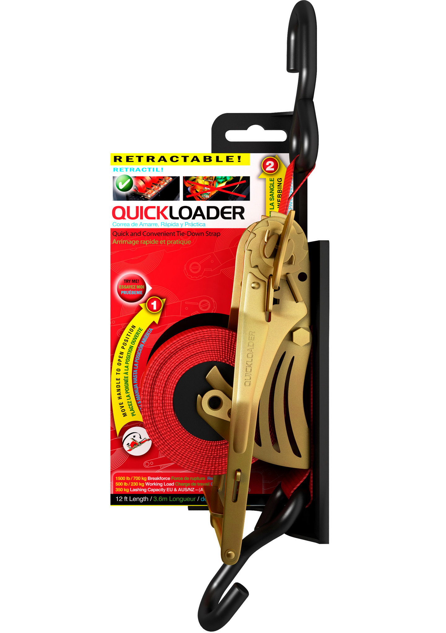 Rataslukkovyö QUICKLOADER 700kg