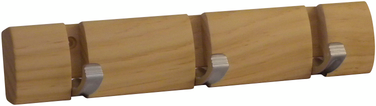 Vaatenaulakko Pisla 3 piilokoukkua pyökki