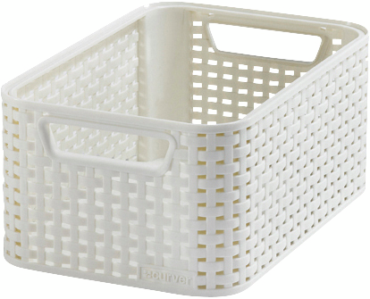 Säilytyskori Curver style S-V2 valkoinen 285x194x130mm