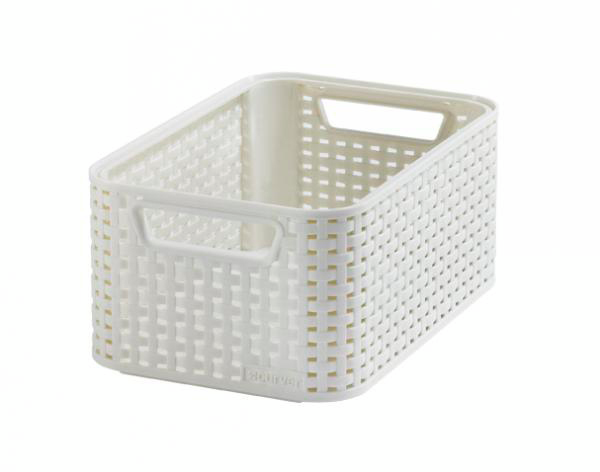 Säilytyskori Curver style S-V2 valkoinen 285x194x130mm