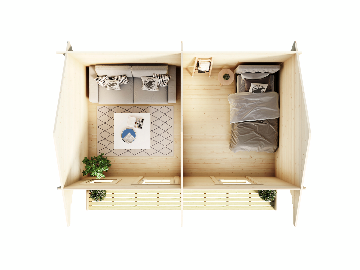 Pariaitta Luoman Lillevilla 295 Unnukka 15m²