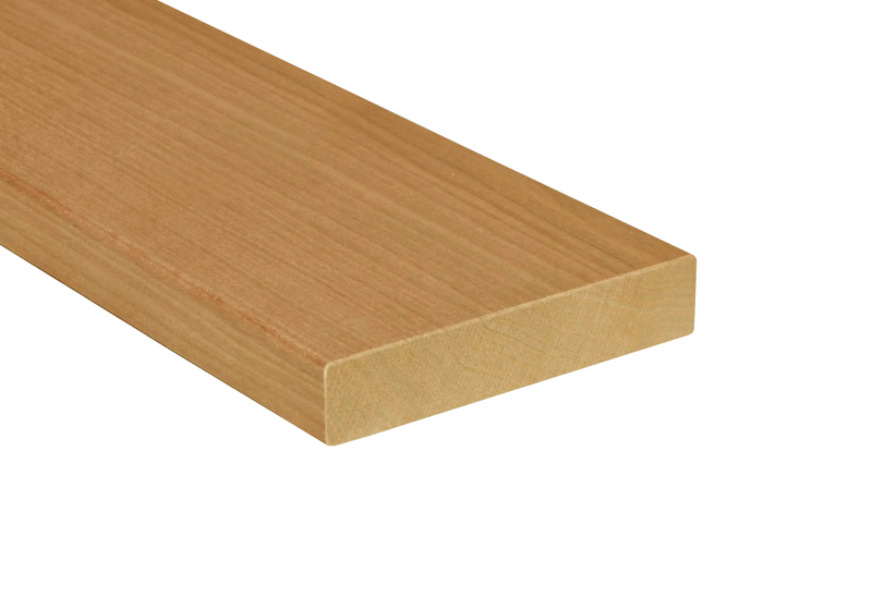 Laudelauta 28x140mm SHP haapa lämpökäsitelty lankeava