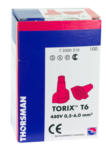 Kytkentäliitin Gelia TORIX T6 10kpl