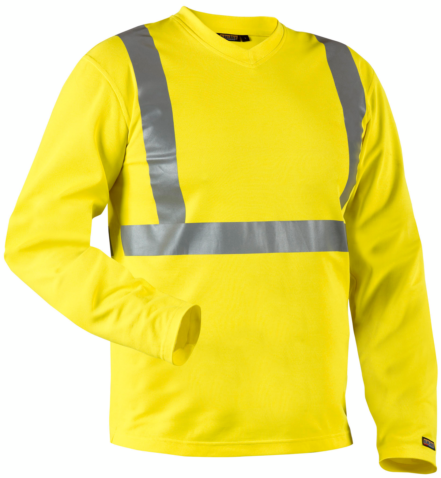 T-paita Blåkläder Hi-Vis pitkähihainen 338310113300 keltainen