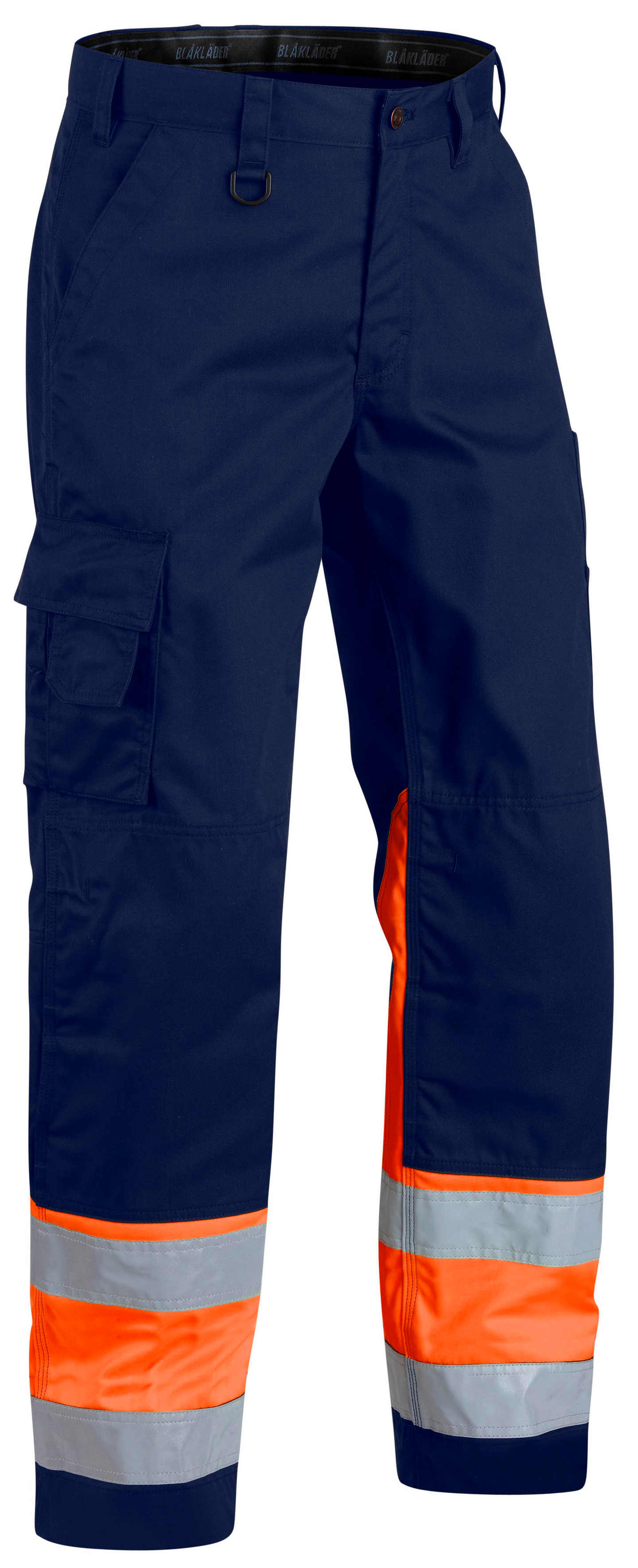 Housut Blåkläder Hi-Vis 156418118953 oranssi-tummansininen