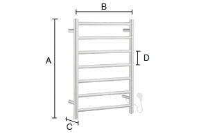 Pyyhekuivain Smedbo dry fk700 kiillotettu rst