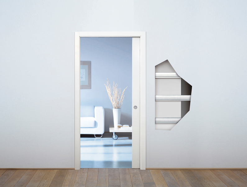 Liukuovipaketti Eclisse Single 800mm 66/92mm