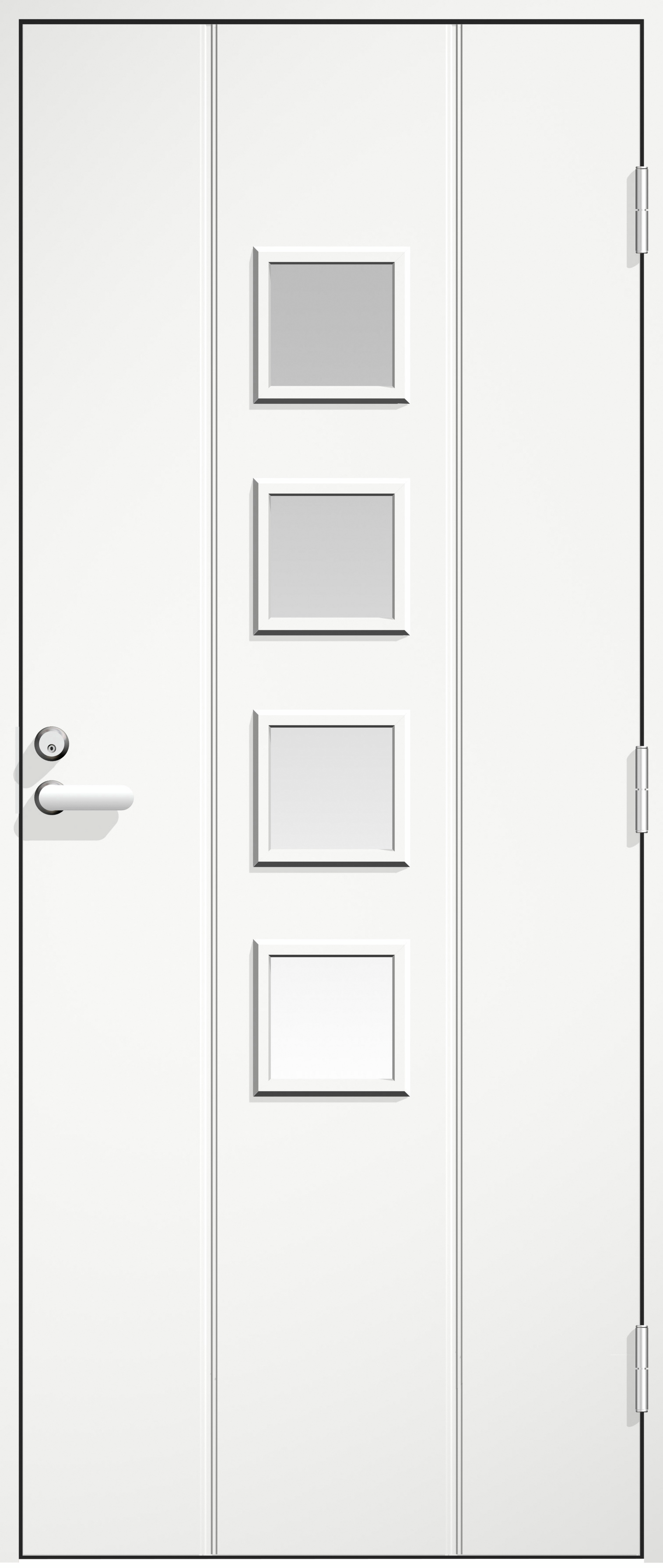 Ulko-ovi Cello UO4 valkoinen