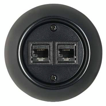 Datapistorasia Schneider Electric Renova 2xRJ45 musta