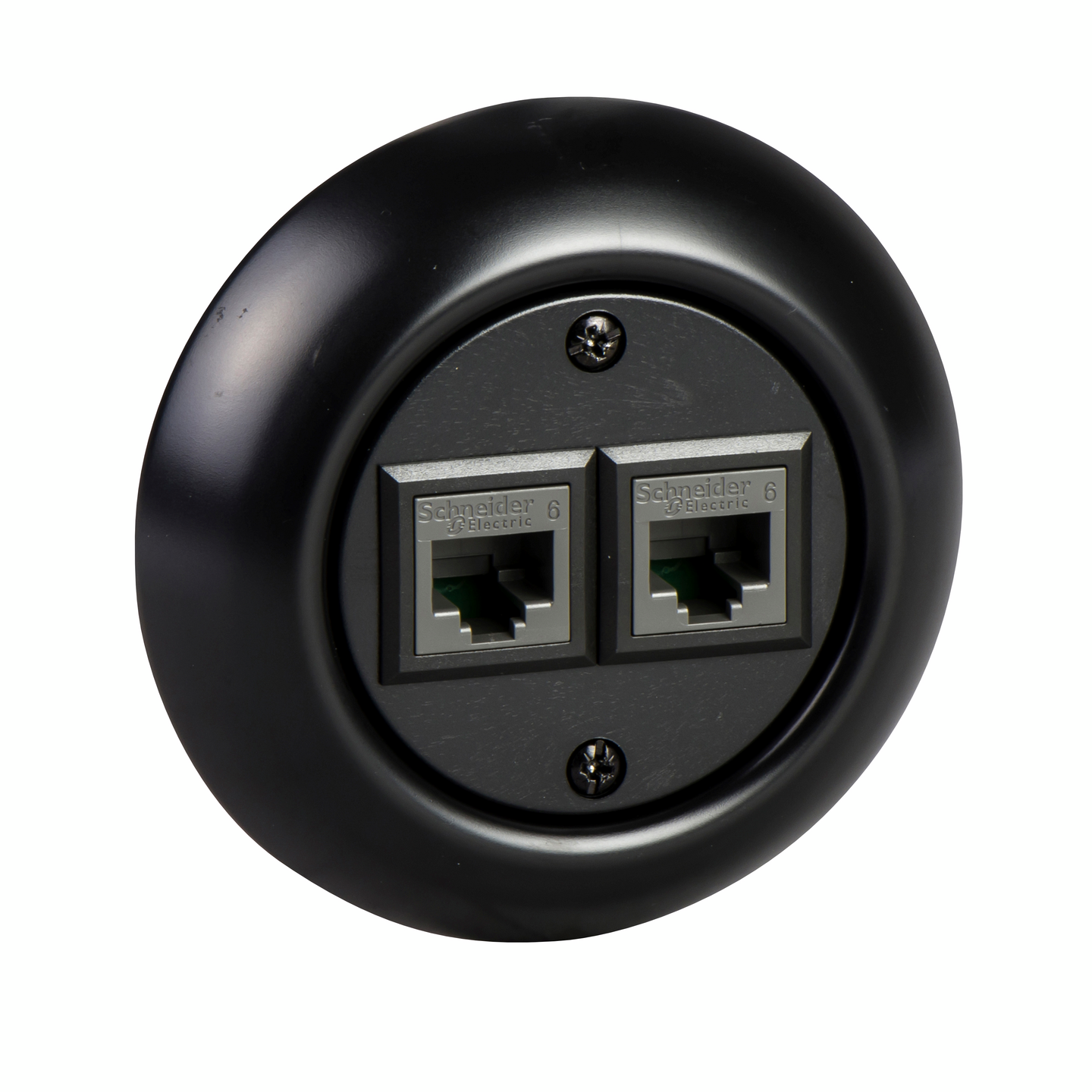 Datapistorasia Schneider Electric Renova 2xRJ45 musta