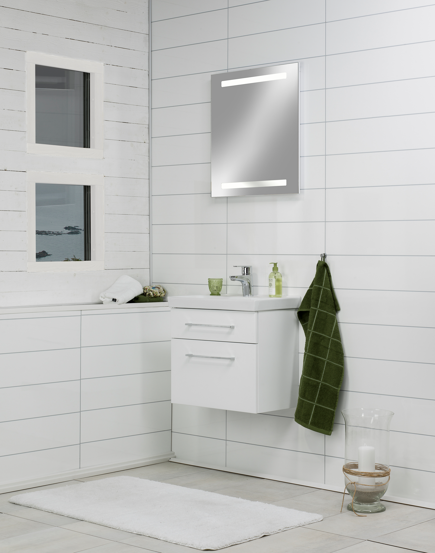 TVÄTTSTÄLL&UNDERSKÅP NORO FIX TREND 550 MATT VIT